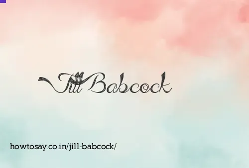 Jill Babcock