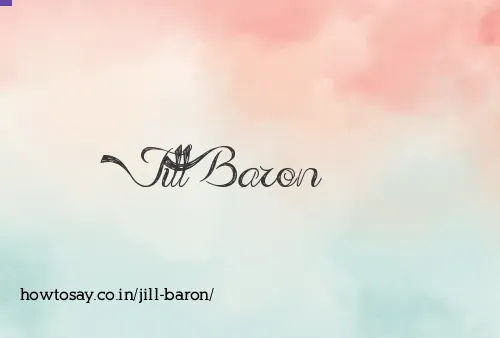 Jill Baron