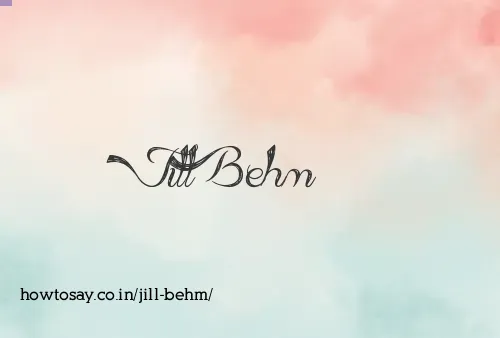Jill Behm