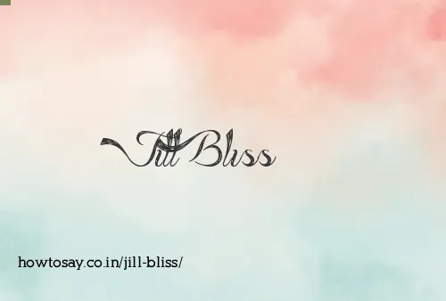 Jill Bliss