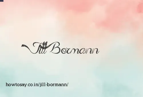 Jill Bormann
