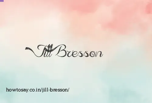 Jill Bresson