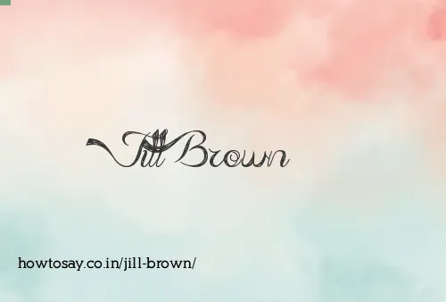 Jill Brown