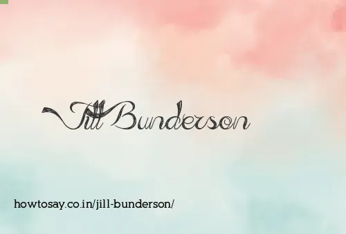 Jill Bunderson