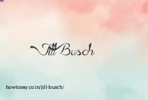 Jill Busch
