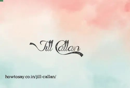 Jill Callan