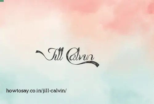 Jill Calvin