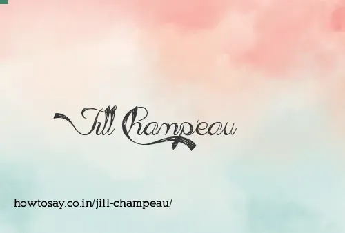 Jill Champeau