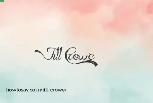 Jill Crowe