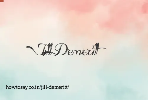 Jill Demeritt