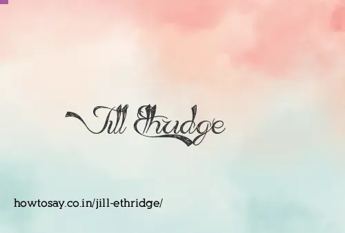 Jill Ethridge