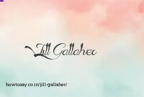 Jill Gallaher