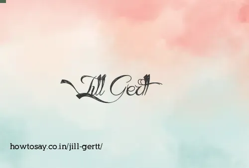 Jill Gertt