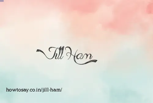 Jill Ham