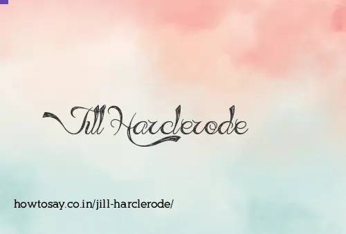 Jill Harclerode
