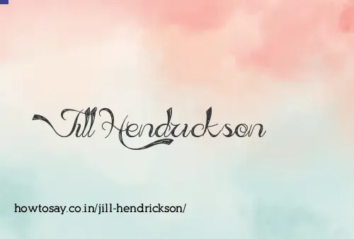 Jill Hendrickson