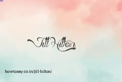 Jill Hilton