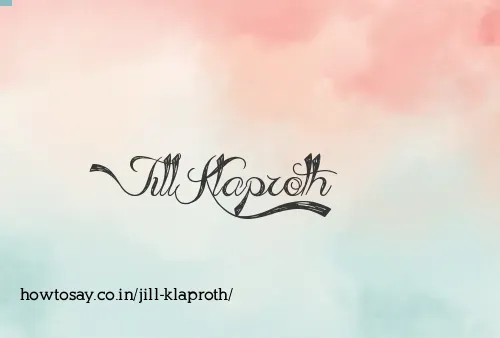 Jill Klaproth