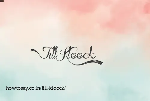 Jill Kloock