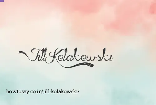 Jill Kolakowski