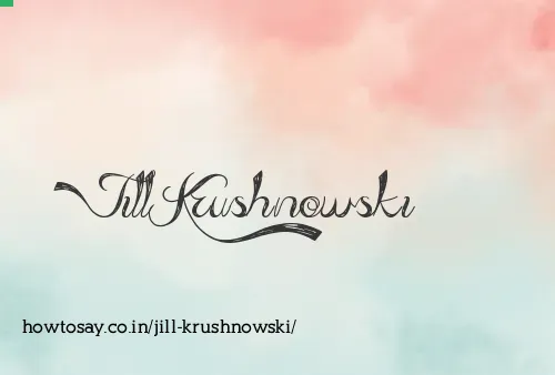 Jill Krushnowski