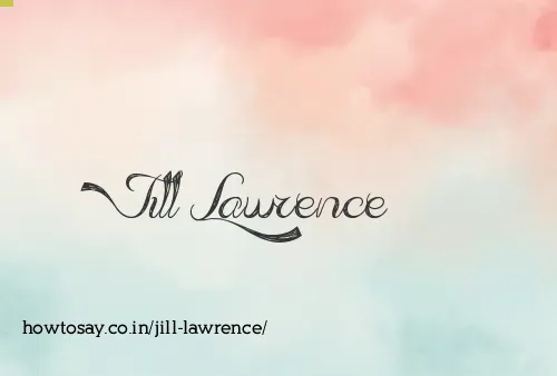 Jill Lawrence