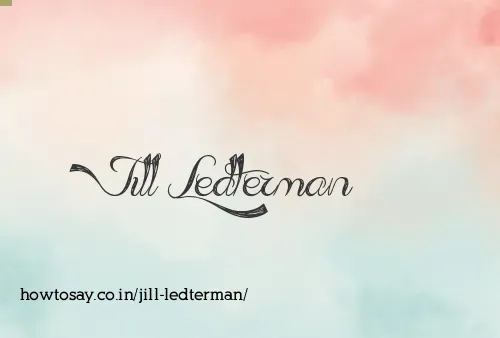 Jill Ledterman