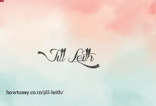 Jill Leith