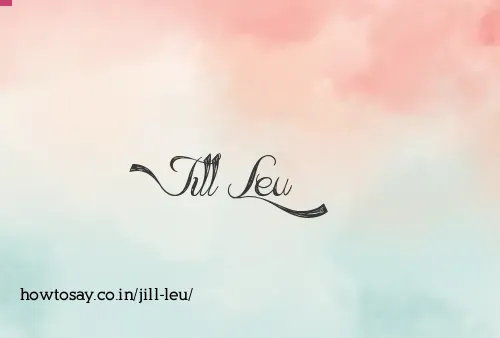 Jill Leu