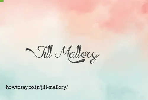 Jill Mallory