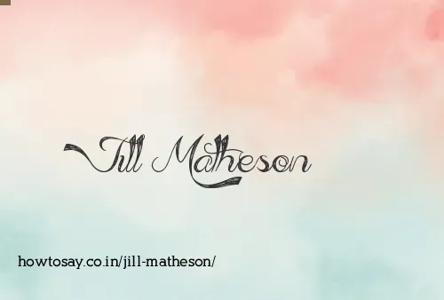 Jill Matheson