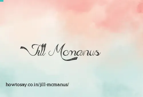 Jill Mcmanus