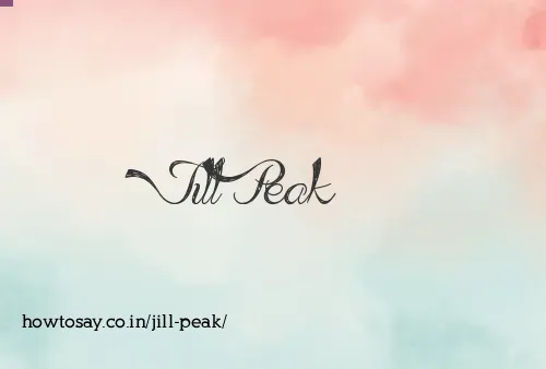 Jill Peak