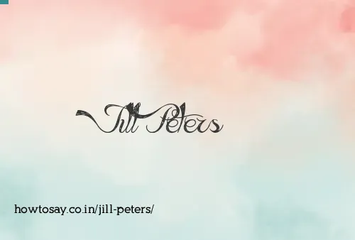 Jill Peters