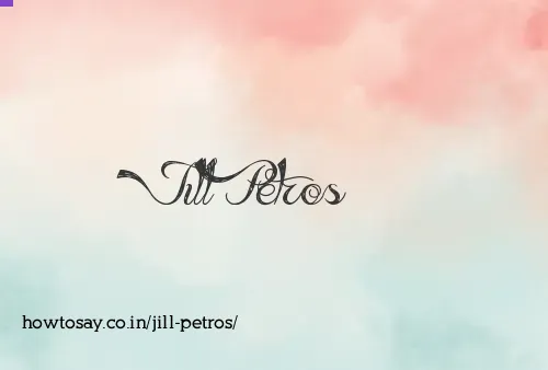 Jill Petros