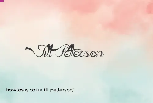 Jill Petterson