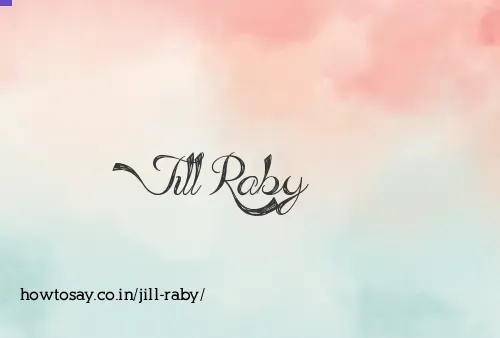 Jill Raby