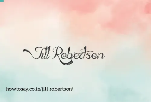 Jill Robertson
