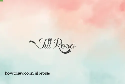Jill Rosa