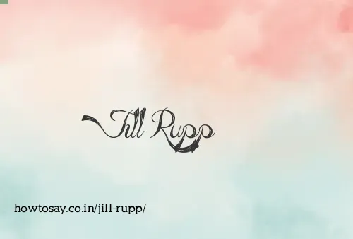 Jill Rupp