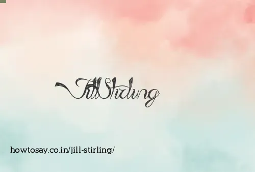Jill Stirling