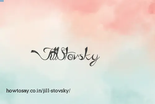 Jill Stovsky