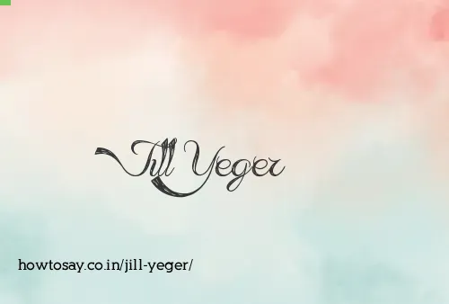 Jill Yeger