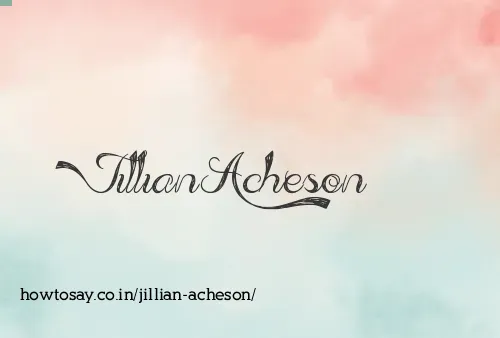 Jillian Acheson