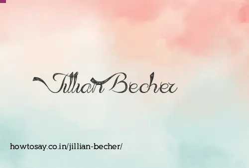 Jillian Becher