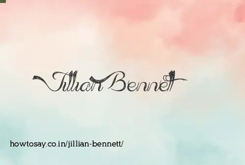 Jillian Bennett