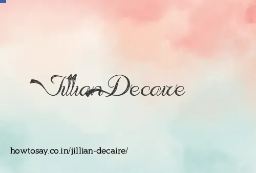 Jillian Decaire
