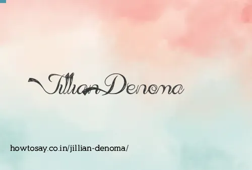 Jillian Denoma