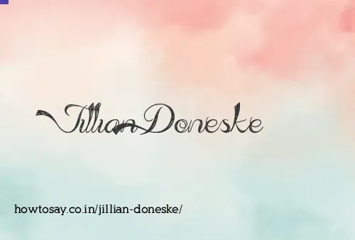 Jillian Doneske