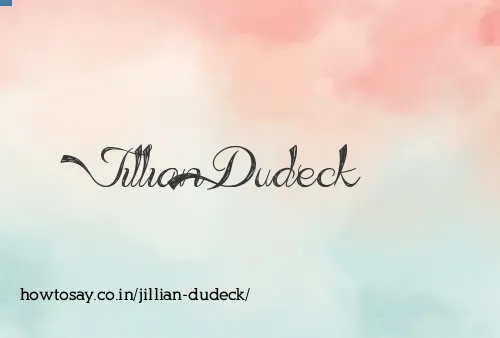 Jillian Dudeck